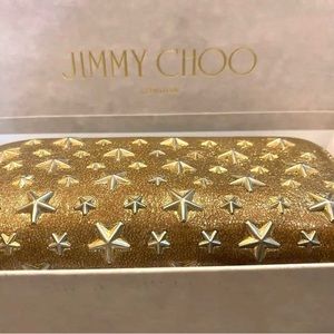 EUC Jimmy Choo Sliver Studed Wallet